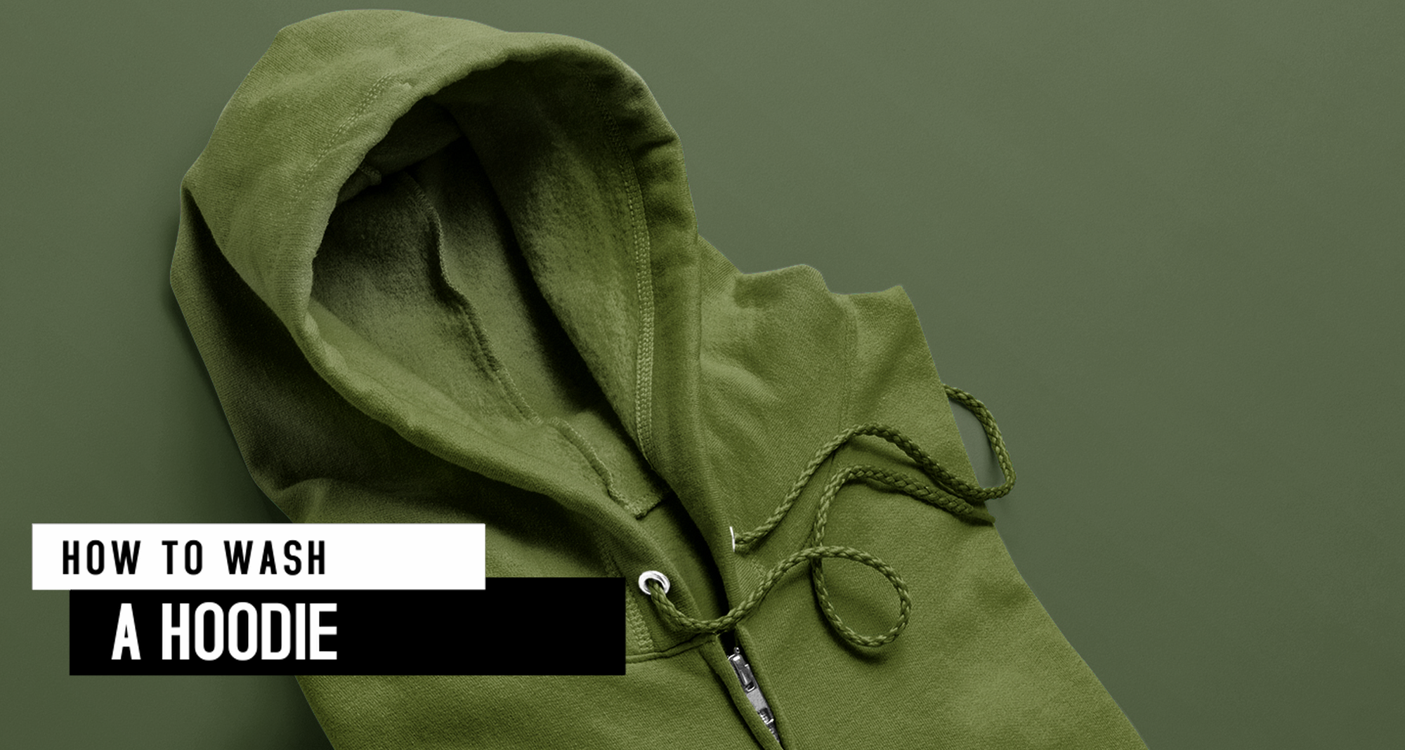 How to wash a Hoodie