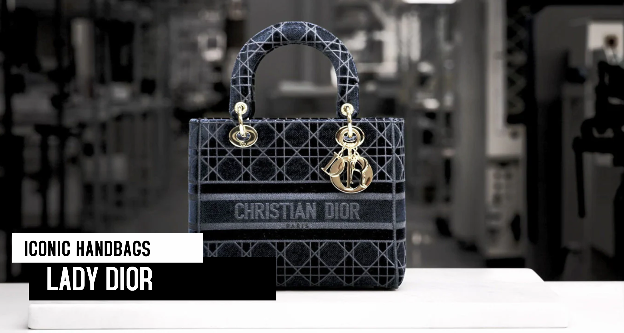 Iconic Handbags - Lady Dior